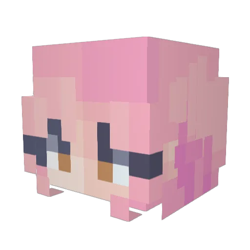 linnaeaborealis Minecraft avatar head, 3D render