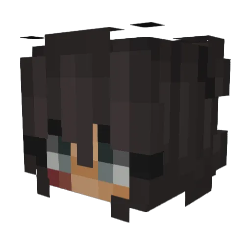linnta Minecraft avatar head, 3D render