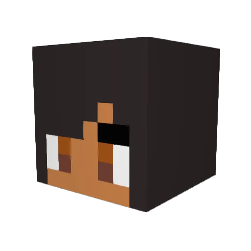 linnybug123 Minecraft avatar head, 3D render