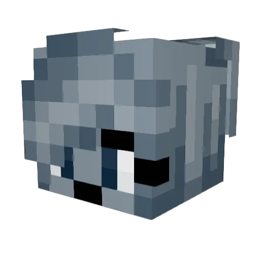 linolynx Minecraft avatar head, 3D render