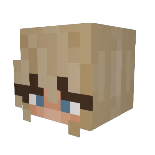 linosjo Minecraft avatar head, 3D render