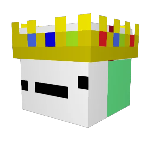 Minecraft-Avatar von linq77: Kopf als 3D-Render