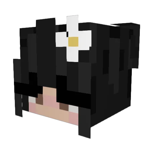 linsundae Minecraft avatar head, 3D render