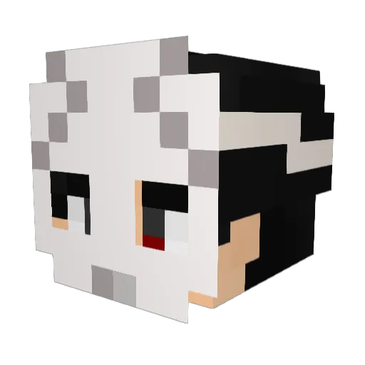 linturn Minecraft avatar head, 3D render