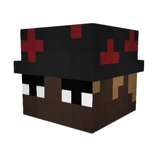 linus1223 Minecraft avatar head, 3D render