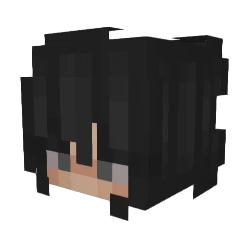 linus222222222 Minecraft avatar head, 3D render