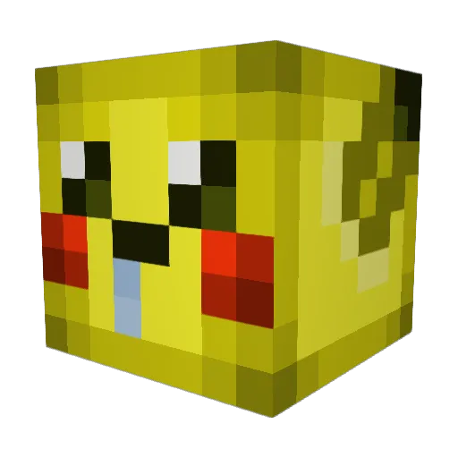 linx325 Minecraft avatar head, 3D render