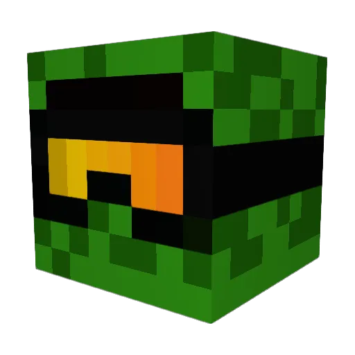 linx568 Minecraft avatar head, 3D render