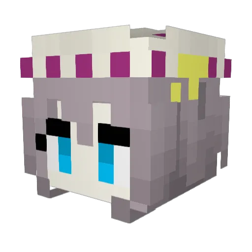 linxishiyue Minecraft avatar head, 3D render