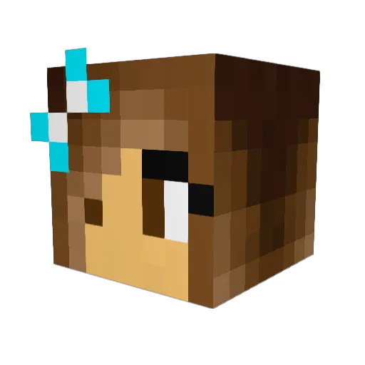 liny321 Minecraft avatar head, 3D render