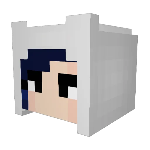 linyjun Minecraft avatar head, 3D render