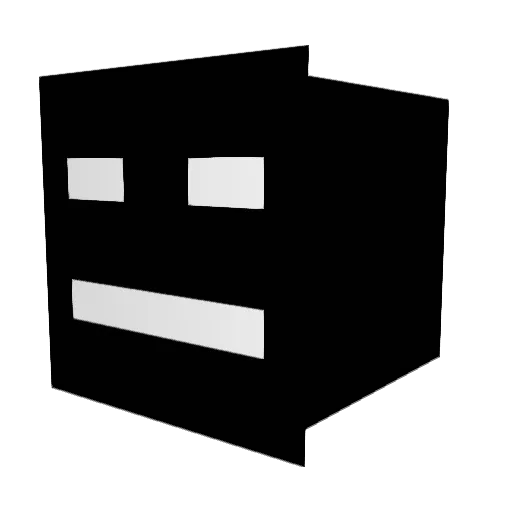 linzabua Minecraft avatar head, 3D render