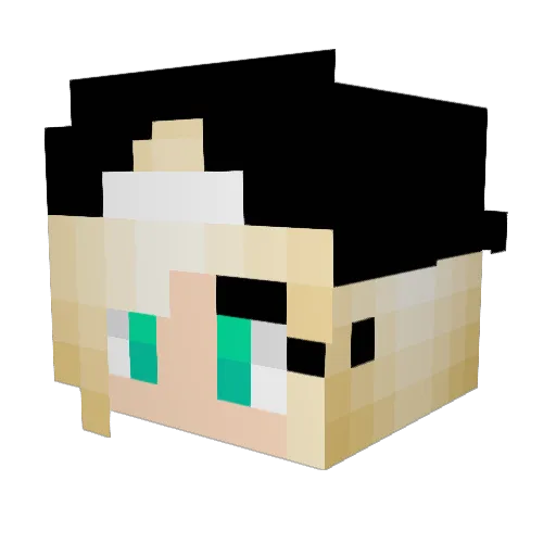 linzii11 Minecraft avatar head, 3D render
