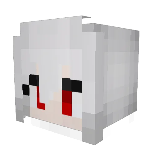 liolilli Minecraft avatar head, 3D render
