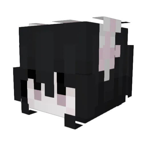 lioling Minecraft avatar head, 3D render