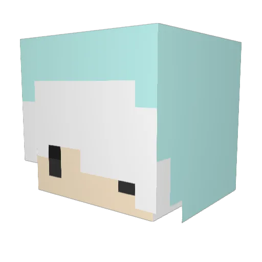 lion0192 Minecraft avatar head, 3D render