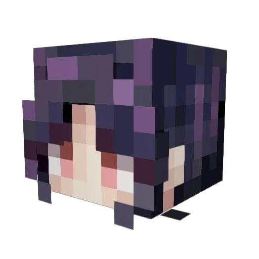 lion0noil Minecraft avatar head, 3D render