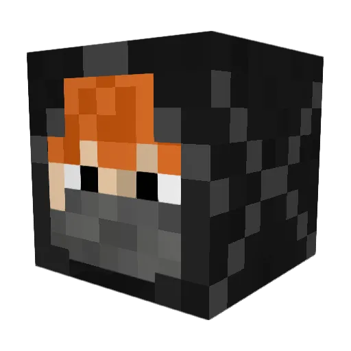lion800 Minecraft avatar head, 3D render