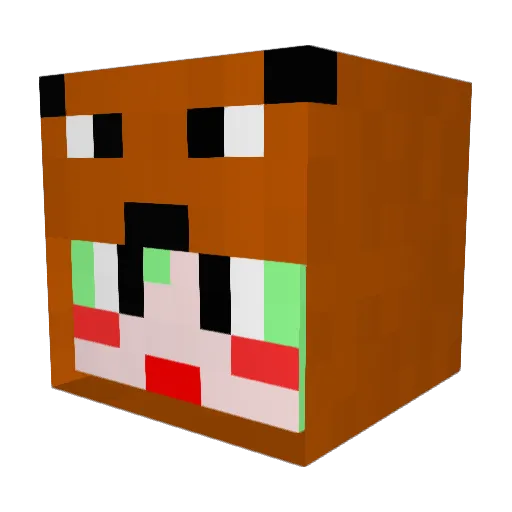 lion9032 Minecraft avatar head, 3D render
