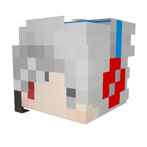lion9156 Minecraft avatar head, 3D render