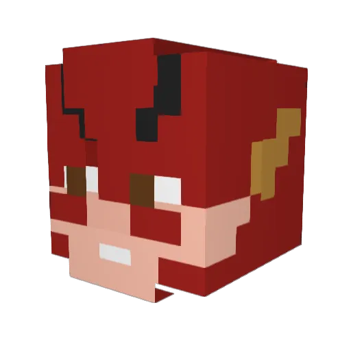 lion_spl Minecraft avatar head, 3D render