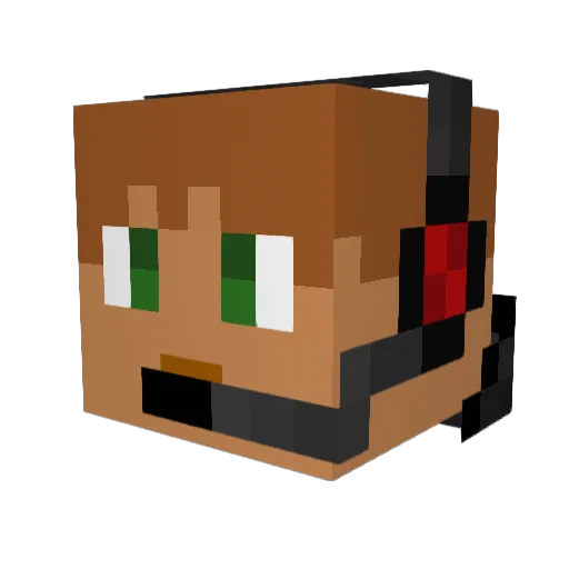 lioneagle23 Minecraft avatar head, 3D render