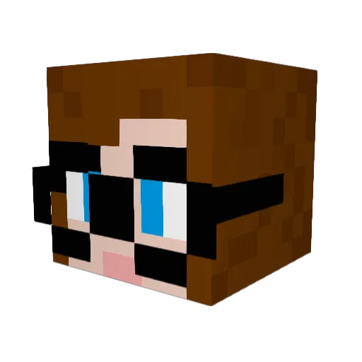 lioness99a Minecraft avatar head, 3D render
