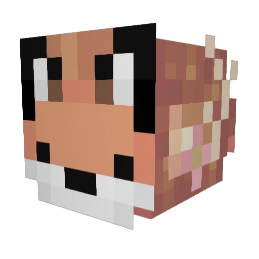lionesspride77 Minecraft avatar head, 3D render