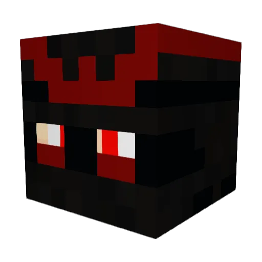 lionixia Minecraft avatar head, 3D render