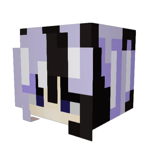lionkub Minecraft avatar head, 3D render