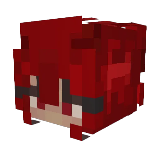 lionlady1 Minecraft avatar head, 3D render