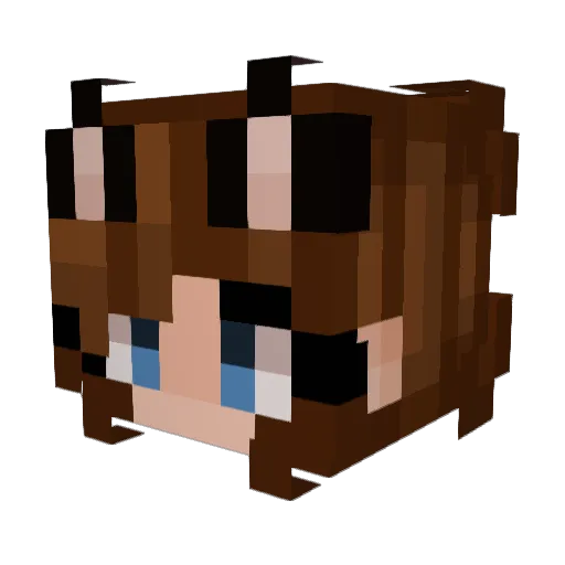 lionlover101 Minecraft avatar head, 3D render