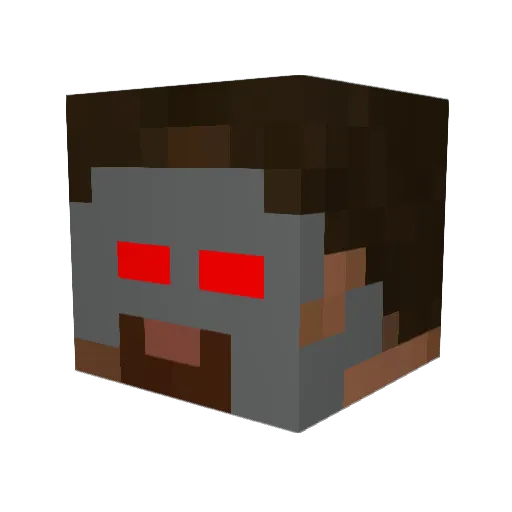 lionman510 Minecraft avatar head, 3D render