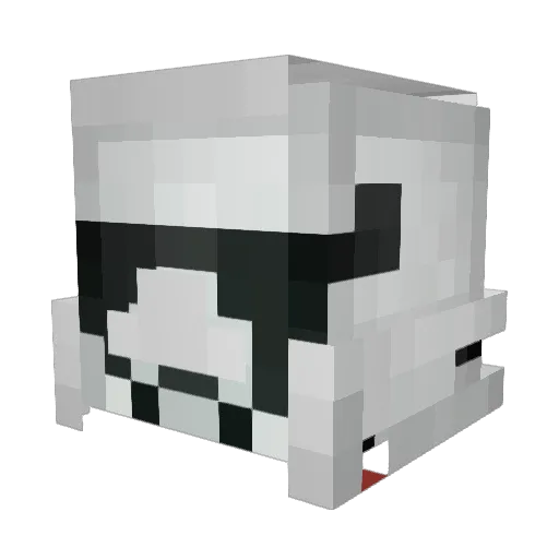 lionman_orc Minecraft avatar head, 3D render