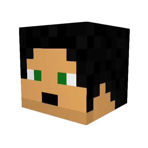 lionminer557 Minecraft avatar head, 3D render