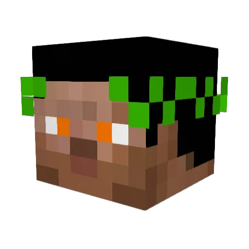 lionoboy Minecraft avatar head, 3D render