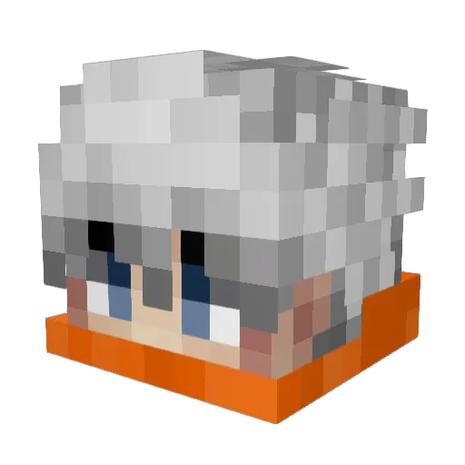 lionrazor Minecraft avatar head, 3D render