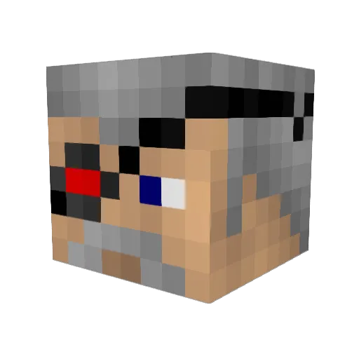 lior003 Minecraft avatar head, 3D render