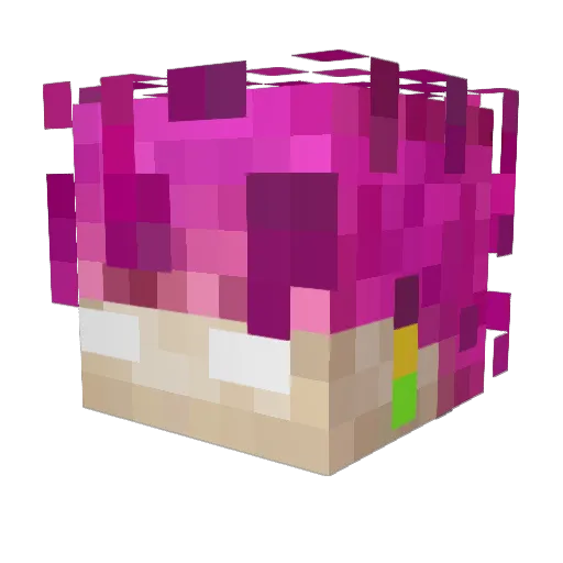 liorgabi Minecraft avatar head, 3D render