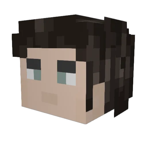 liorking135 Minecraft avatar head, 3D render