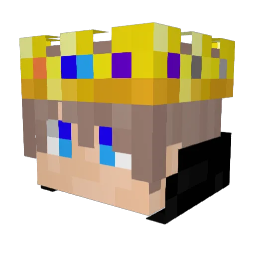 liorpro12 Minecraft avatar head, 3D render
