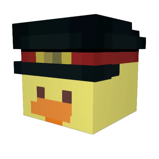lipipap Minecraft avatar head, 3D render