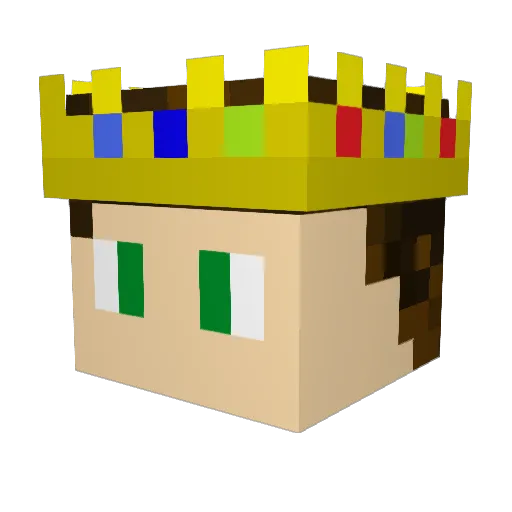 lipleonaxil Minecraft avatar head, 3D render