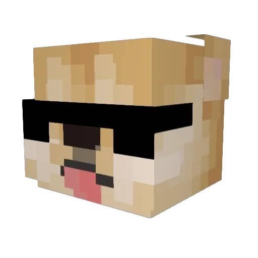 lipo5 Minecraft avatar head, 3D render