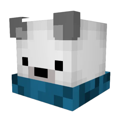 lippos Minecraft avatar head, 3D render