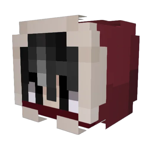liptonotpil Minecraft avatar head, 3D render