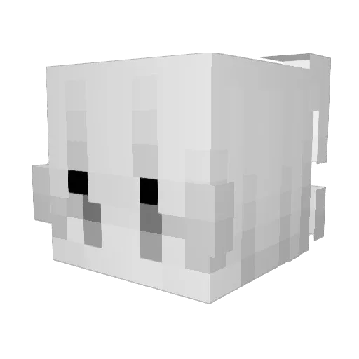 liqiuyi Minecraft avatar head, 3D render