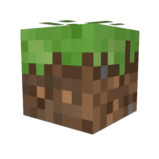 liquiad Minecraft avatar head, 3D render