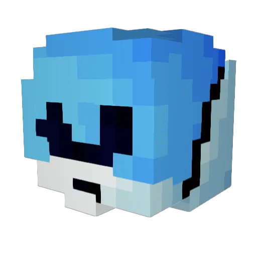 liquidsm00th Minecraft avatar head, 3D render