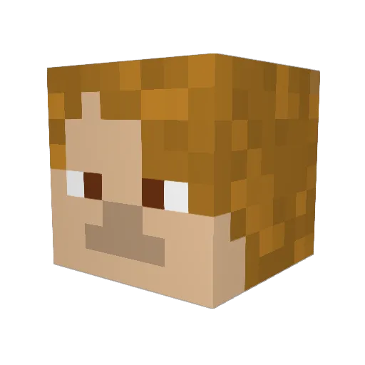 liquidsn0w Minecraft avatar head, 3D render